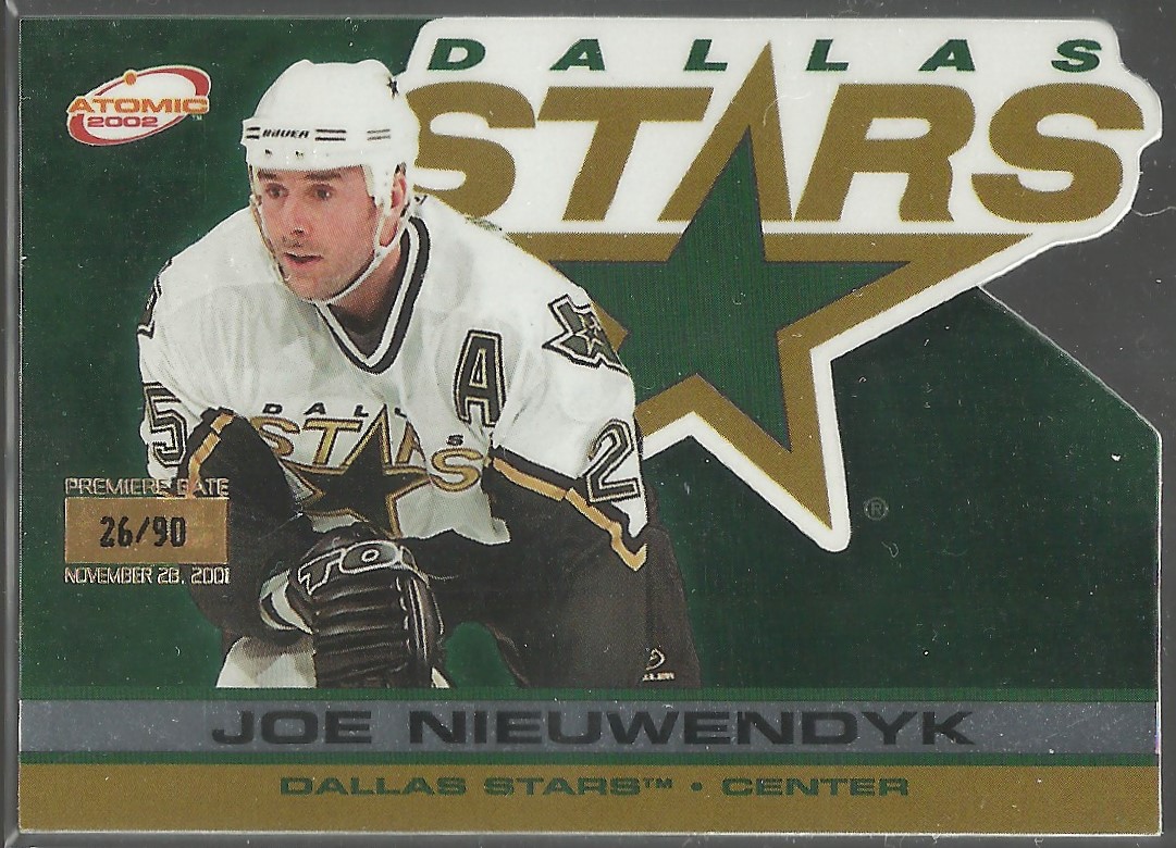 (image for) 2001-02 Atomic Premiere Date #33 Joe Nieuwendyk 26/90
